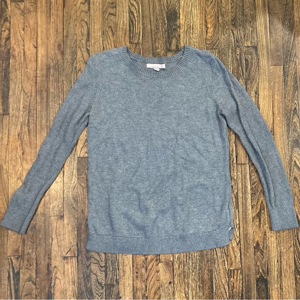 Grey knit sweater